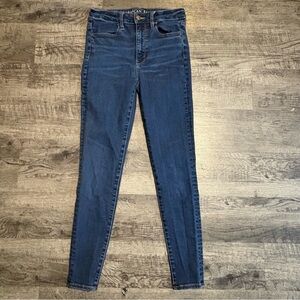 American Eagle Jeans Women’s 6 Reg Blue Super Hi Rise Jegging